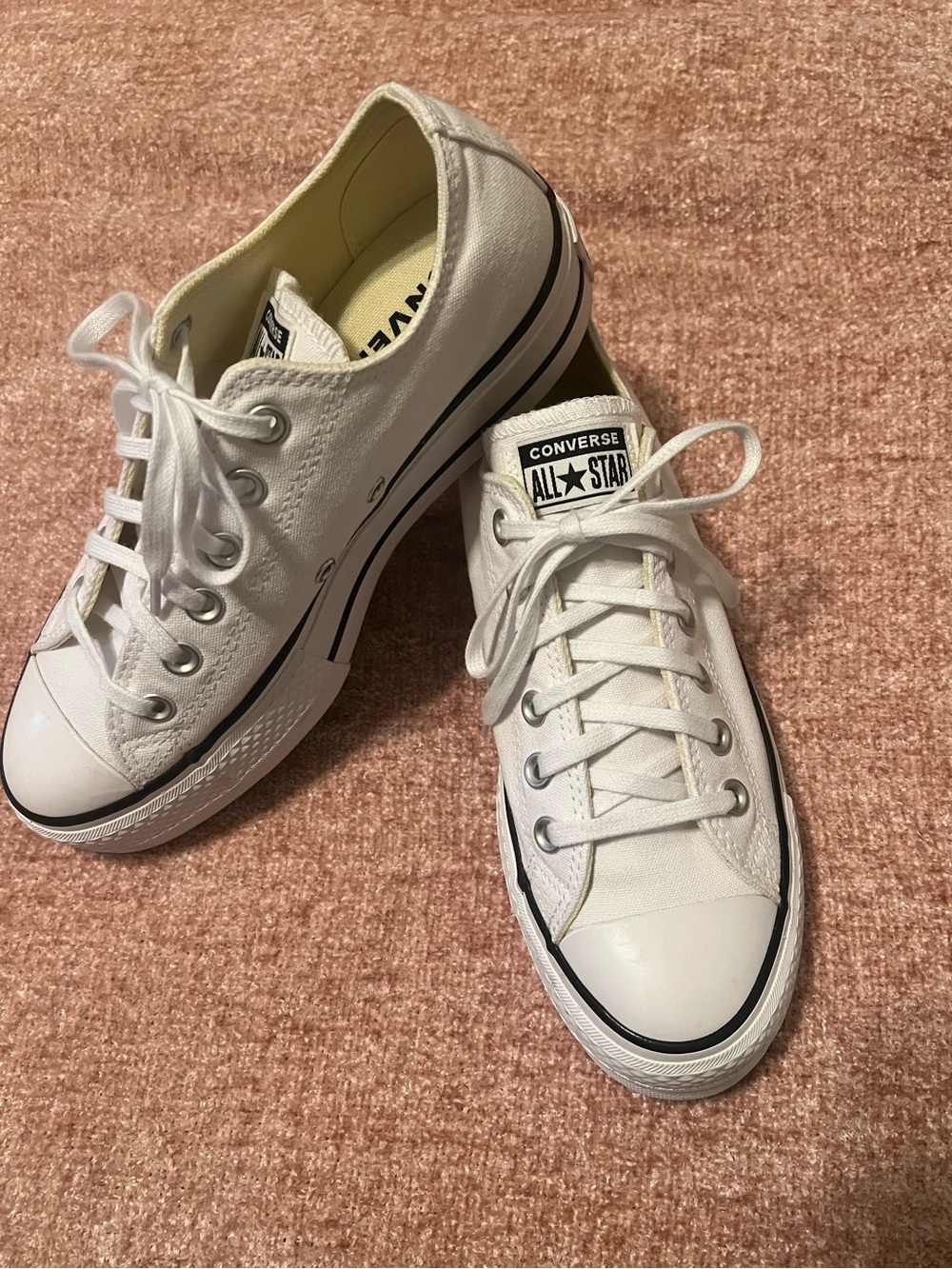 Converse White Low Top Sneakers